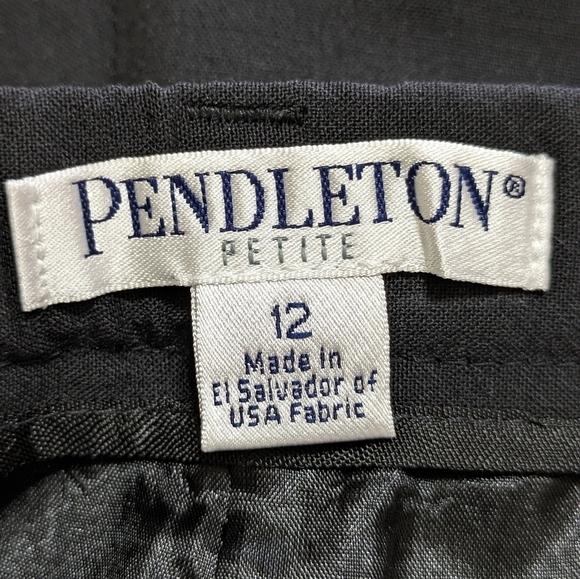 PENDLETON Petites Wool Pantsuit, Polka Dot Lining, Size 12P, NWT! - Picture 11 of 12